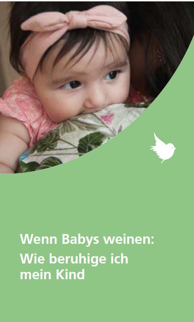 Folder "Wenn Babys weinen - Wie beruhige ich mein Kind"